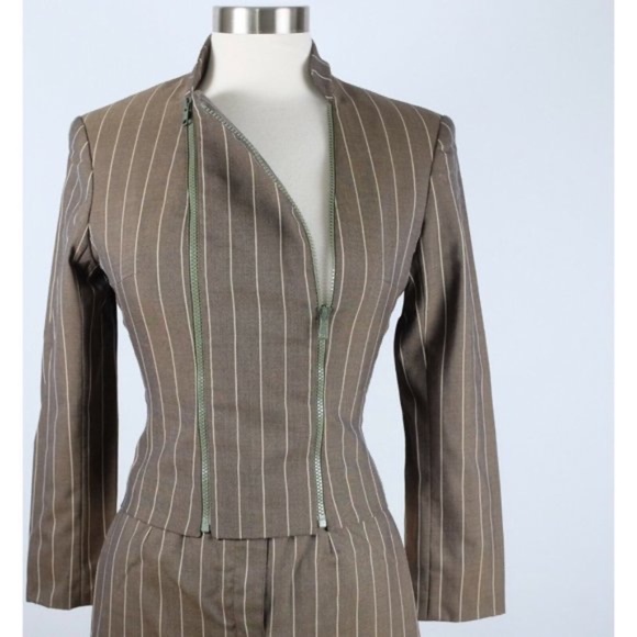 Vintage 90s Christian Dior suit John Galliano 38 US 2 skirt jacket - Picture 5 of 11